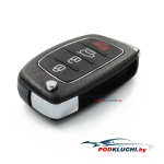 Ключ Hyundai IX40 выкидной (корпус) 3+1 кнопка Panic