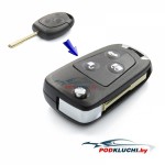 Ключ Ford Mondeo, Fusion, Ka выкидной (корпус) (переделка) 3 кнопки