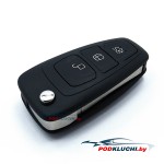 Ключ Ford Mondeo, Focus, Fiesta выкидной (корпус) 3 кнопки