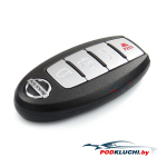 Смарт Ключ Nissan Murano Pathfinder, Sentra, Leaf, Altima (корпус) 3+1 кнопка Panic
