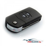 Ключ Mazda 2, 3, 5, 6, СХ-7 выкидной (корпус) 2 кнопки